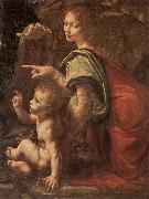 LEONARDO da Vinci Madonna Litta ey oil painting reproduction